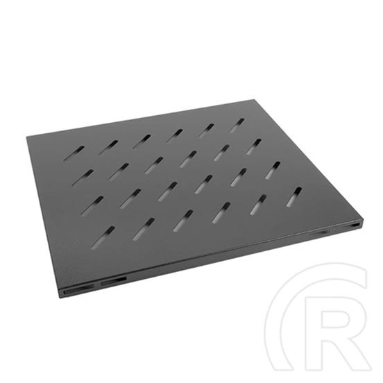 Lanberg rackszekrény polc (19", 1U, fix, 515mm mély, 465mm széles, 120kg, fekete)