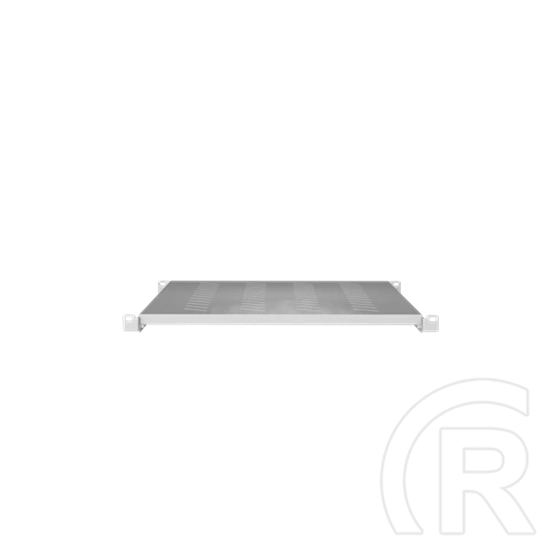 Lanberg rackszekrény polc (19", 1U, fix, 750mm mély, szürke)