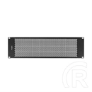 Lanberg rackszekrény takarópanel (19", 3U, perforált, fekete)