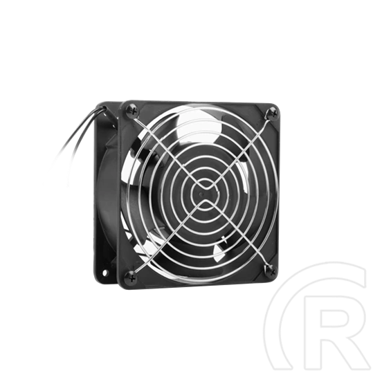 Lanberg rackszekrény ventilátor (10", 19", 230V, 120mm mély, fekete)