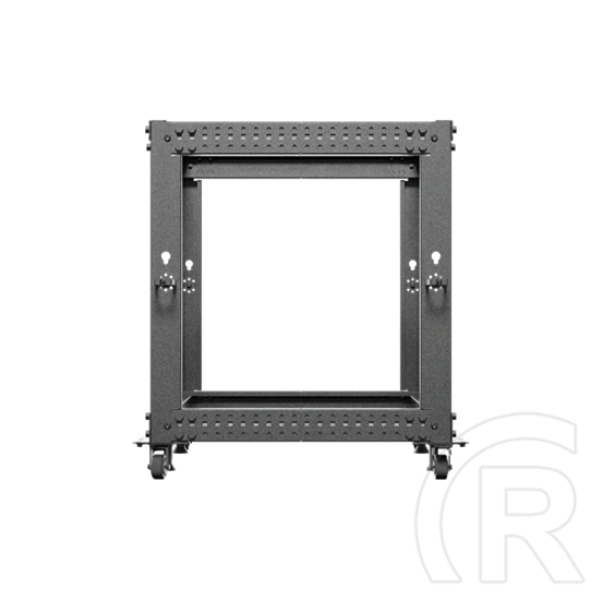 Lanberg szabadon álló rack keret (19", 12U, 600x600-1100mm mély, állítható mélység, fekete)
