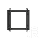 Lanberg szabadon álló rack keret (19", 12U, 600x600-1100mm mély, állítható mélység, fekete)