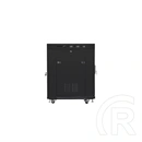 Lanberg szabadon álló rackszekrény (19", 15U, 600x800 mm, edzett üvegajtó, lapraszerelt, LCD kijelző, fekete)
