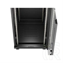 Lanberg szabadon álló rackszekrény (19", 24U, 600x800 mm, üvegajtó, lapraszerelt, LCD, fekete)