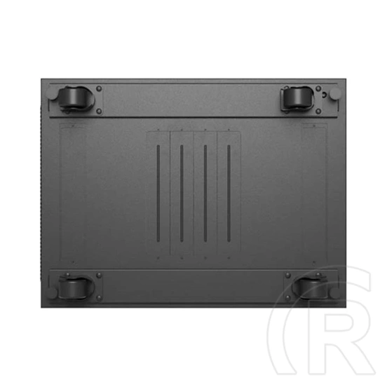 Lanberg szabadon álló rackszekrény (19", 24U, 600x800 mm, üvegajtó, lapraszerelt, LCD, fekete)