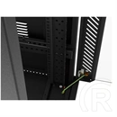 Lanberg szabadon álló rackszekrény (19", 32U, 600x1000 mm, üvegajtó, lapraszerelt, LCD, fekete)
