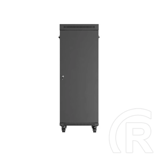 Lanberg szabadon álló rackszekrény (19", 32U, 600x1000 mm, üvegajtó, lapraszerelt, LCD, fekete)