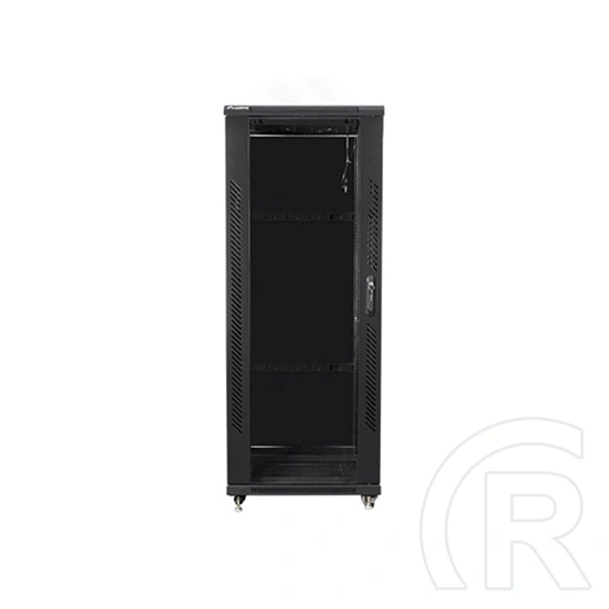 Lanberg szabadon álló rackszekrény (19", 32U, 600x600, lapraszerelt, 520mm mély, fekete)