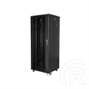 Lanberg szabadon álló rackszekrény (19", 32U, 600x600, lapraszerelt, 520mm mély, fekete)