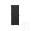 Lanberg szabadon álló rackszekrény (19", 32U, 600x600, lapraszerelt, 520mm mély, fekete)