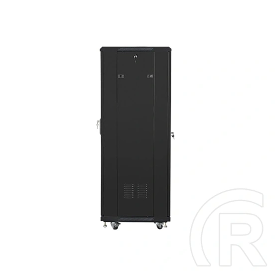 Lanberg szabadon álló rackszekrény (19", 32U, 600x600, lapraszerelt, 520mm mély, fekete)