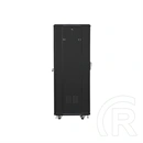 Lanberg szabadon álló rackszekrény (19", 32U, 600x600, lapraszerelt, 520mm mély, fekete)