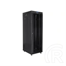 Lanberg szabadon álló rackszekrény (19", 37U, 800x1000 mm, üvegajtó, lapraszerelt, LCD, fekete)