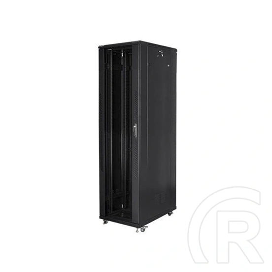 Lanberg szabadon álló rackszekrény (19", 47U, 800x1000, lapraszerelt, 920mm mély, fekete)