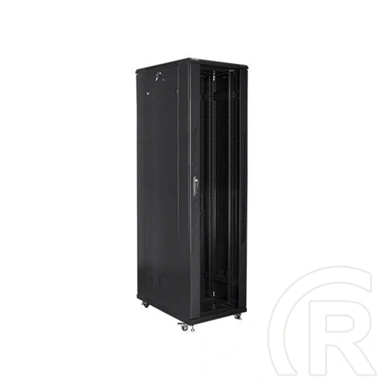 Lanberg szabadon álló rackszekrény (19", 47U, 800x1000, lapraszerelt, 920mm mély, fekete)