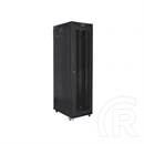 Lanberg szabadon álló rackszekrény (19", 47U, 800x1000 mm, perforált ajtó, lapraszerelt, LCD kijelző, fekete)