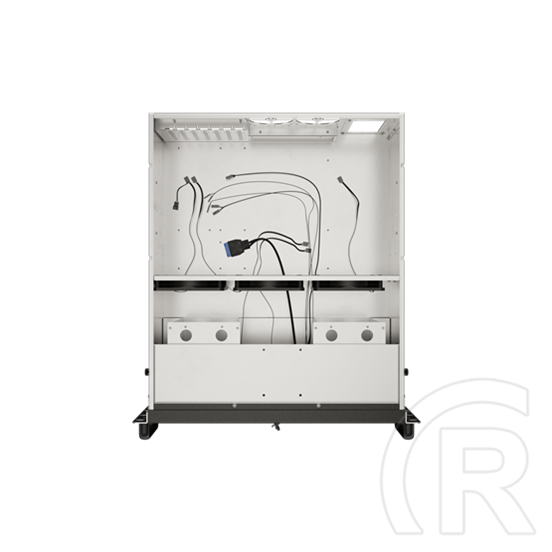 Lanberg szerver ház SC01-5204-12B (19", 4U, fekete)