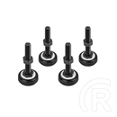 Lanberg szintezőláb (M10, 4 db, 78 mm, max statikus terhelés 60 kg, fekete)