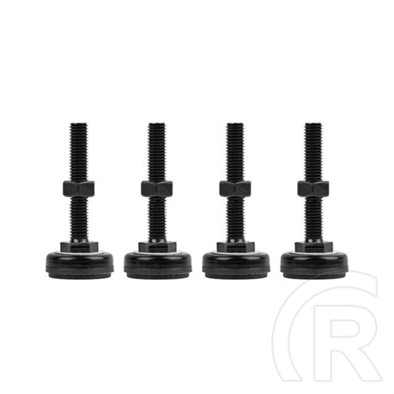 Lanberg szintezőláb (M10, 4 db, 78 mm, max statikus terhelés 60 kg, fekete)