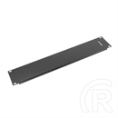 Lanberg takaró panel (19", 2U, fém, fekete)