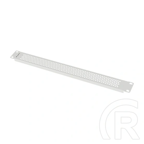 Lanberg takarópanel (19", 1U, perforált, acél, szürke)