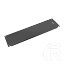 Lanberg takarópanel (19", 3U, fém, fekete)