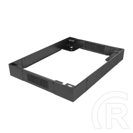 Lanberg talapzat (19", 600x600mm, 100mm magas, acél, fekete)