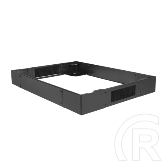 Lanberg talapzat (19", 600x600mm, 100mm magas, acél, fekete)