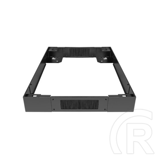 Lanberg talapzat (19", 600x600mm, 100mm magas, acél, fekete)