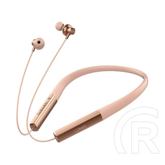 Ldnio n01 bluetooth fülhallgató sztereo (v5.3, nyakba akasztható, mikrofon, sport) rozéarany