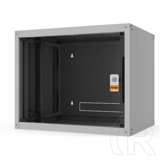 Legrand 19" 20U rack szekrény (fali, 982x600x600 mm, max 65 kg, egyrészes üvegajtó, szürke)