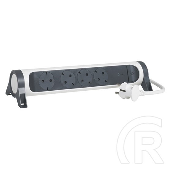 Legrand Elosztósor Premium 4x2P+F túlfeszültségvédő elosztó (4 aljzat, 1,5 m, fehér/fekete)