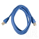Legrand UTP CAT6 patch kábel 0,5 m (RJ45-RJ45, LSZH/LSOH, kék, átm.: 5,2 mm, AWG24, LCS3)