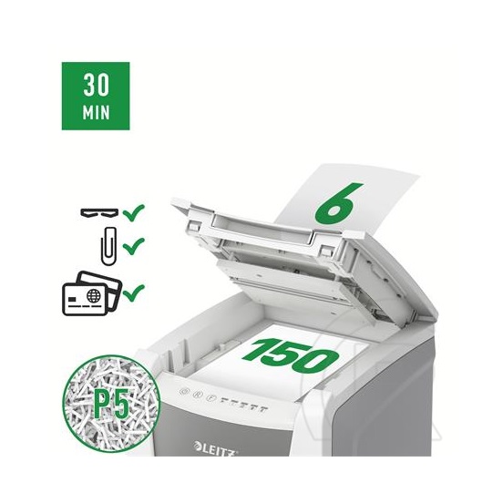 Leitz IQ AutoFeed Office 150 P5 Pro iratmegsemmisítő