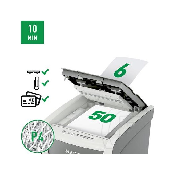 Leitz IQ AutoFeed SmallOffice 50 P4 Pro iratmegsemmisítő