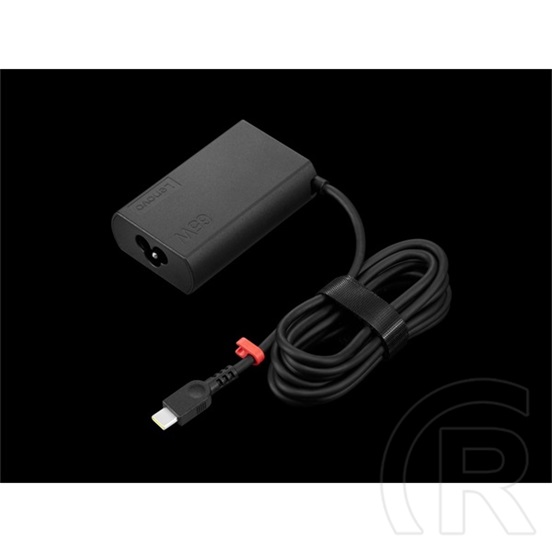 Lenovo 65W Slim GaN USB-C AC adapter (USB-PD, 20V/3,25A, 100-240V 50-60Hz, C5 dugó, fekete)