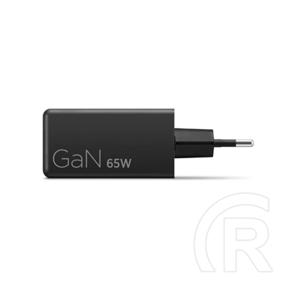 Lenovo 65W mini USB-C GaN Charger (1 x USB-C, 65 W, 2 m kábel, fekete)