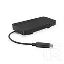 Lenovo Dual Display Travel Dock (USB-C, 1x HDMI 2.1, 1x DisplayPort 1.4, fekete)