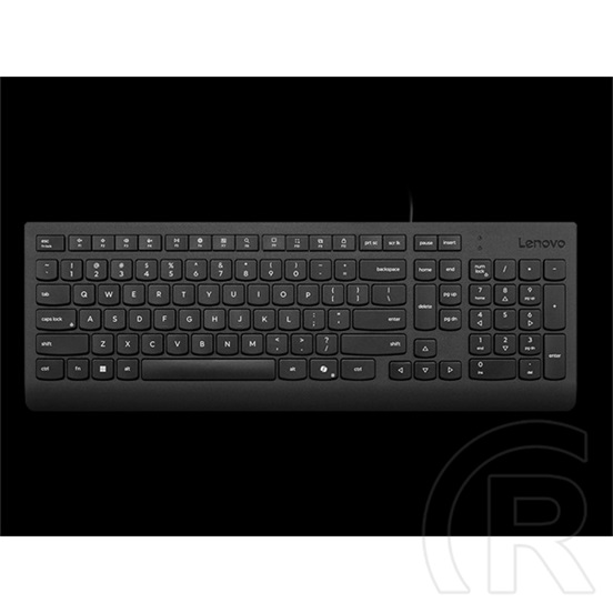 Lenovo Essential Wired billentyűzet (HU, vezetékes, USB-A, fekete)
