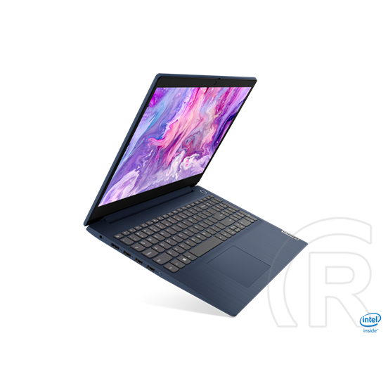Lenovo IdeaPad 3 15ITL6 Notebook (Intel Core i3 1115G4, 8GB RAM, 512GB SSD, kék)