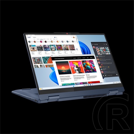 Lenovo IdeaPad 5 2-in-1 14AHP9 (14", Ryzen 5-8645HS, 16GB RAM, 512GB SSD, Cosmic kék)