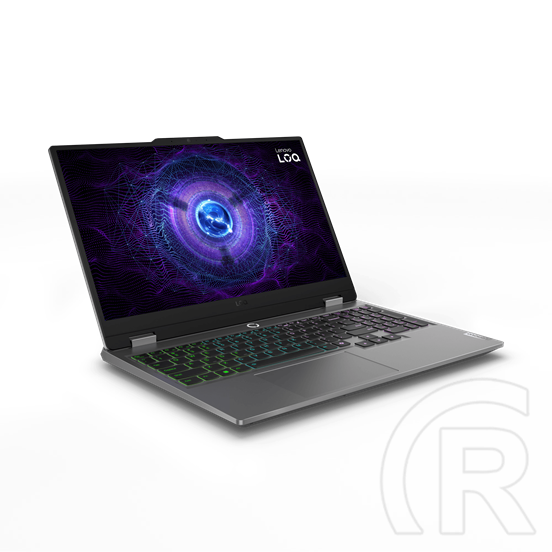 Lenovo LOQ 15IAX9 (15,6" FHD 144Hz, Intel Core i5-12450HX, 24GB, 512MB SSD, RTX 4050 6GB NOOS) szürke