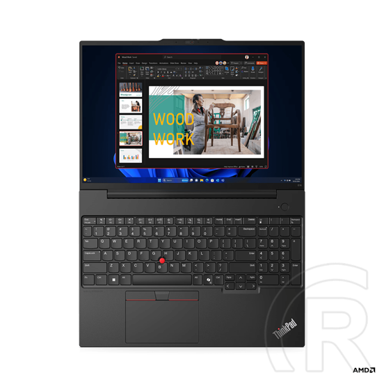 Lenovo ThinkPad E16 G2 (16", AMD Ryzen 7 7735HS, 16GB RAM, 512 GB SSD, Win 11 Pro)