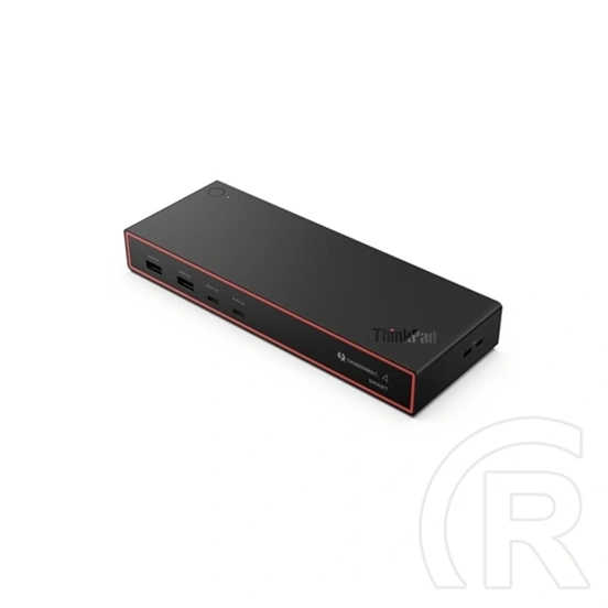 Lenovo ThinkPad Smart Dock G2 7500 (2x Thunderbolt 4, 4x USB-A 3.2, 2x USB-C, 2x DisplayPort 2.1, 1x HDMI, 135W, fekete)