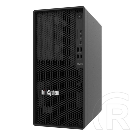 Lenovo ThinkSystem ST45 v3 torony (12 mag, AMD EPYC 4446P 3,7 GHz, 32GB DDR5 5600MHz, 2x960GB SSD, szoftveres RAID, 500W