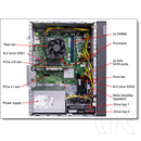 Lenovo ThinkSystem ST45 v3 torony (AMD EPYC 4142P, 4 mag, 3,8 GHz, 16GB, 2x480GB SSD, szoftver RAID, 500W, 3 év NBD)