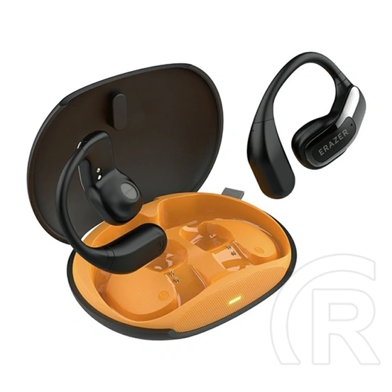 Lenovo erazer er53 bluetooth fülhallgató sztereo (v5.4, tws, fülre akasztható, zajszűrő, mikrofon + töltőtok) fekete