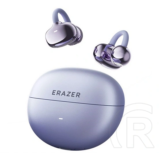 Lenovo erazer ex02 bluetooth fülhallgató sztereo (v5.4, tws, fülre csíptethető, zajszűrő, ipx5 + töltőtok) lila