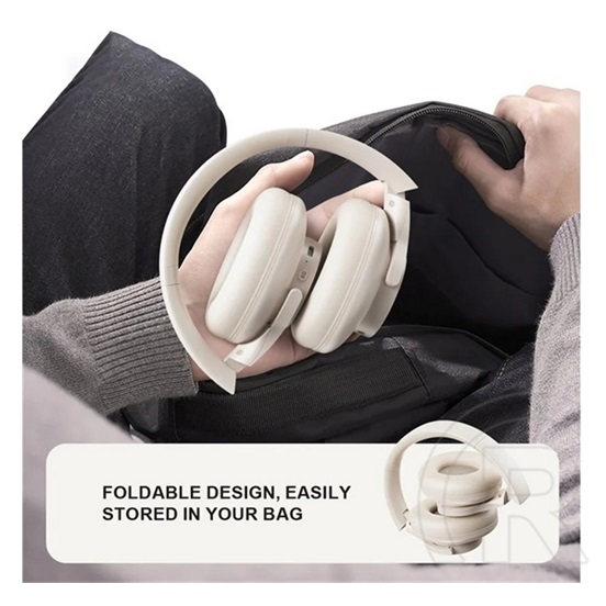 Lenovo erazer g50 bluetooth fejhallgató sztereo (v5.4, mikrofon, zajszűrő, összehajtható, 3.5mm jack aljzat) bézs
