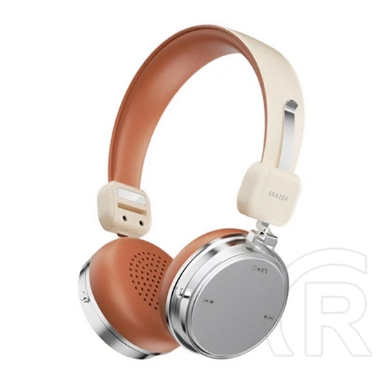 Lenovo erazer r1 bluetooth fejhallgató sztereo (v5.4, mikrofon, zajszűrő, összehajtható) barna/bézs